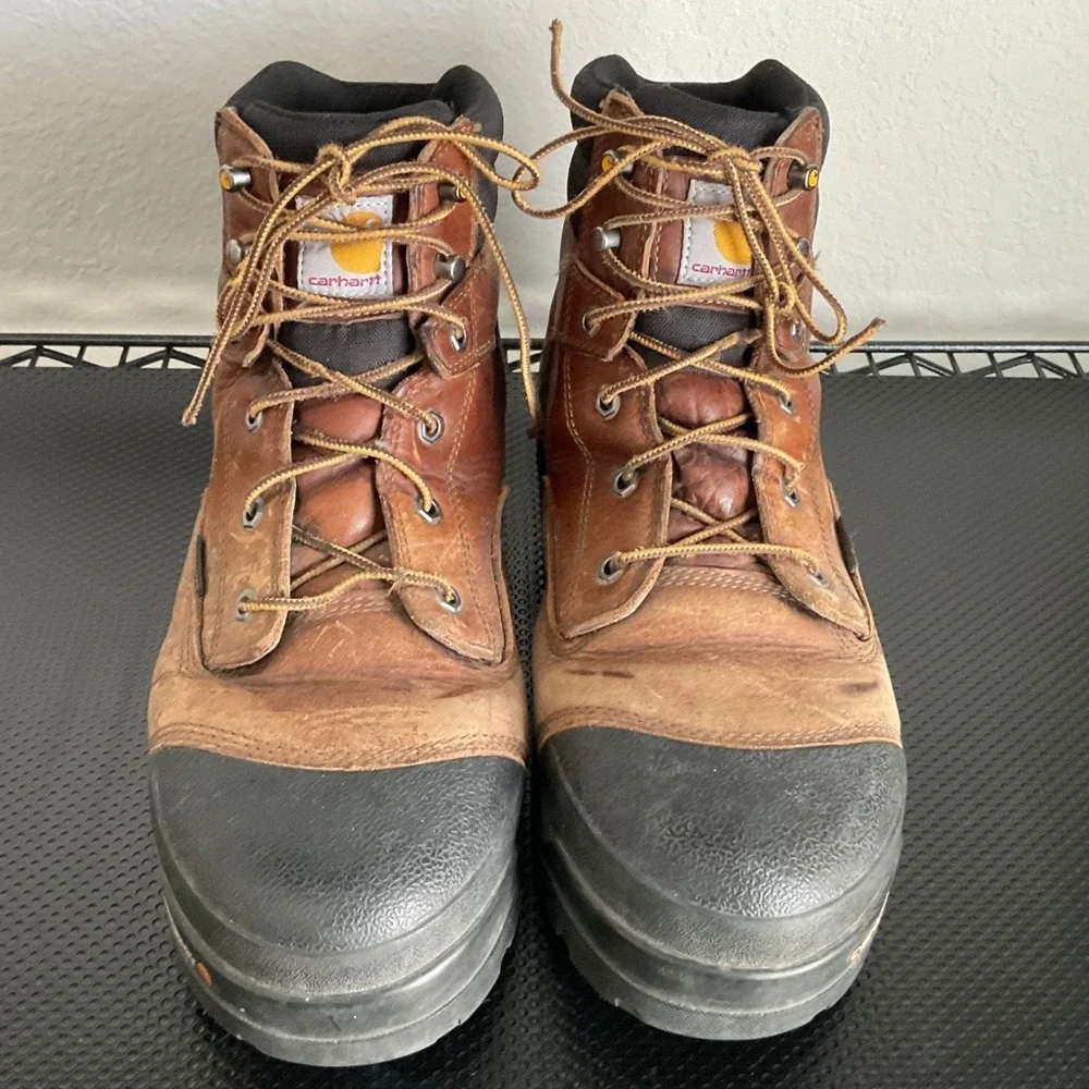 Carhartt Ground Force CME6355 Brown Waterproof Composite Toe Work Boots Mens 12M